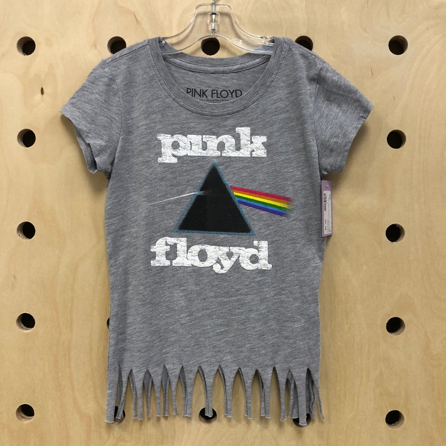 Grey Pink Floyd Fringe Tee