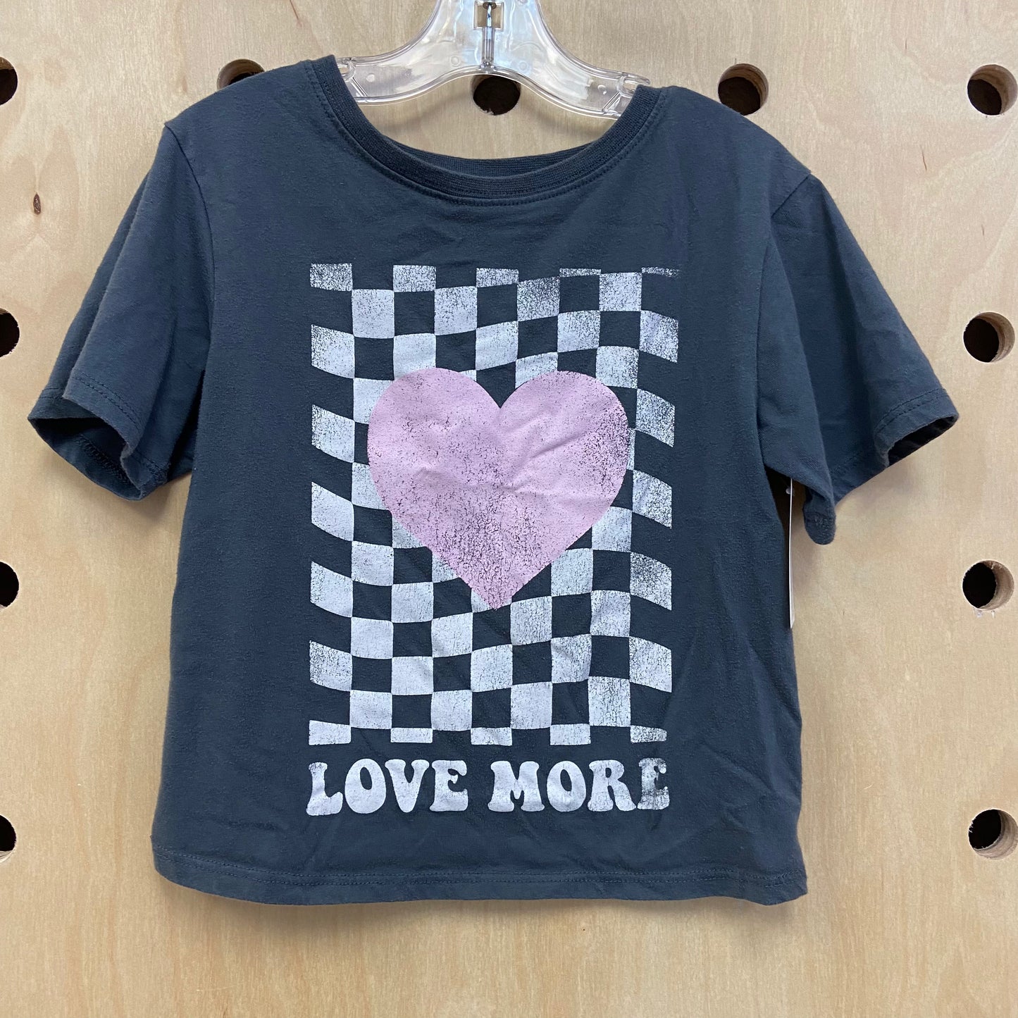 Love More Grey Crop Top
