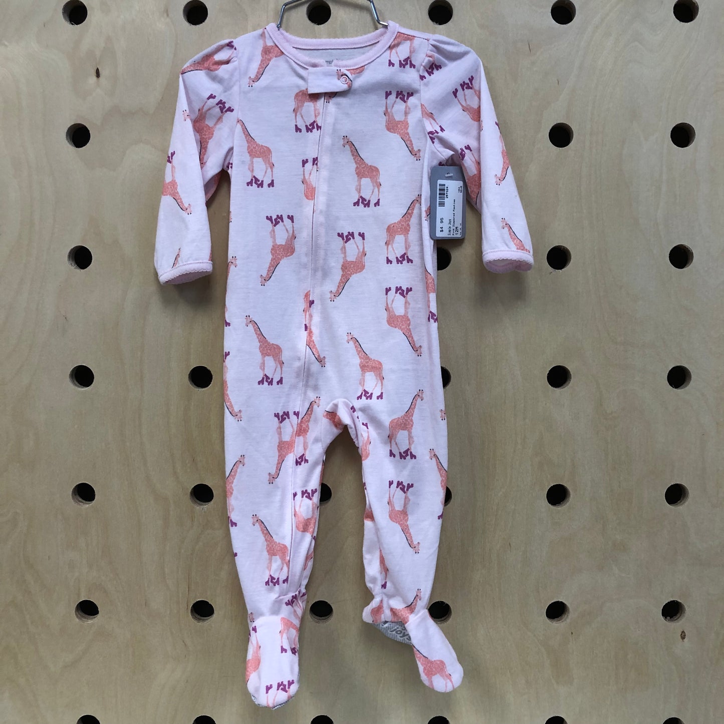 Pink Zippered Footies
