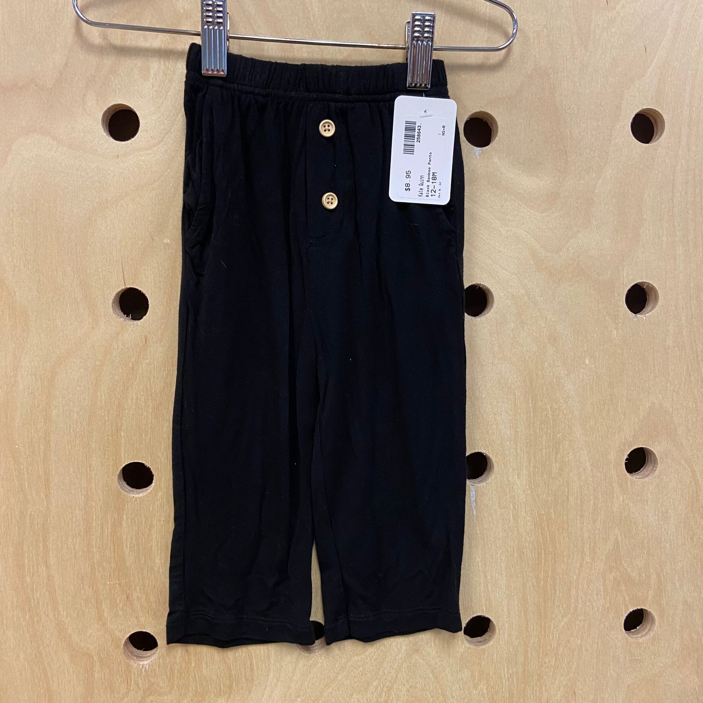 Black Bamboo Pants