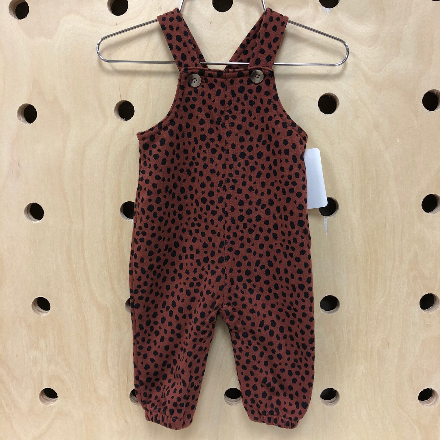 Brown + Black Spot Soft Jumper