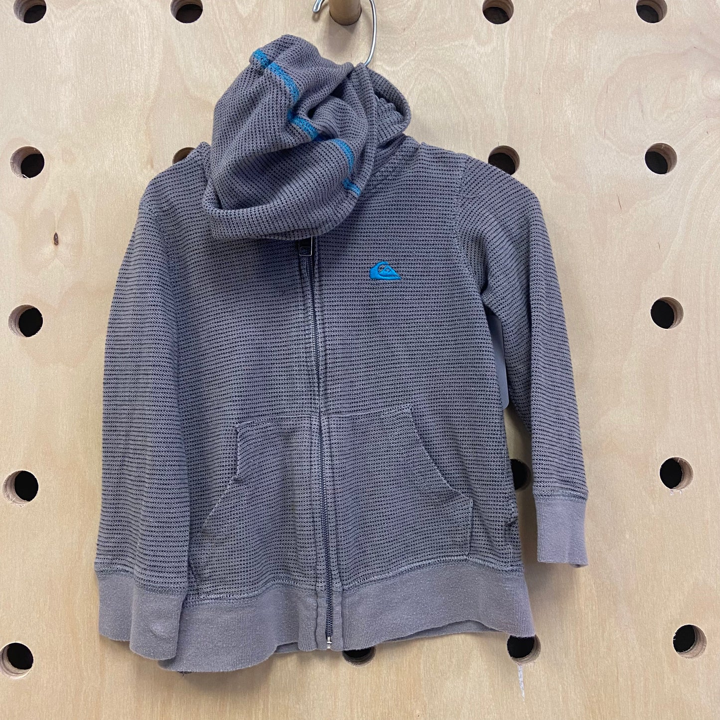 Grey Zip Hoodie