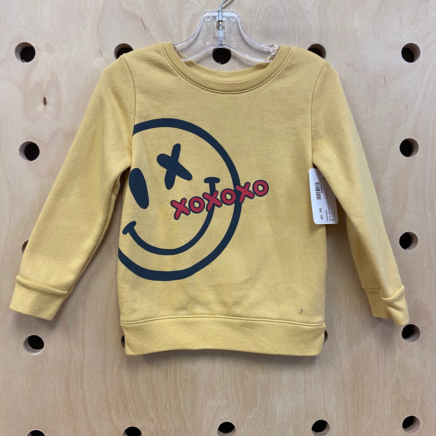 XOXO Smiley Face Pullover