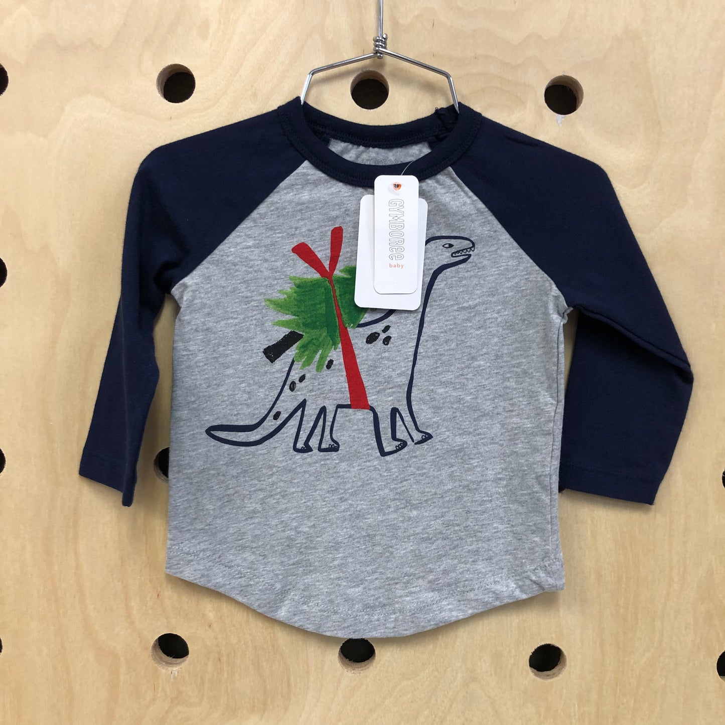 Holiday Dino Raglan NEW!