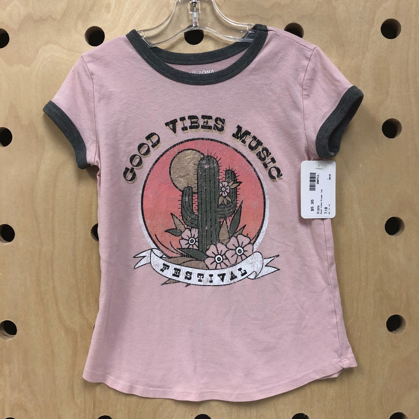 Good Vibes Ringer Tee