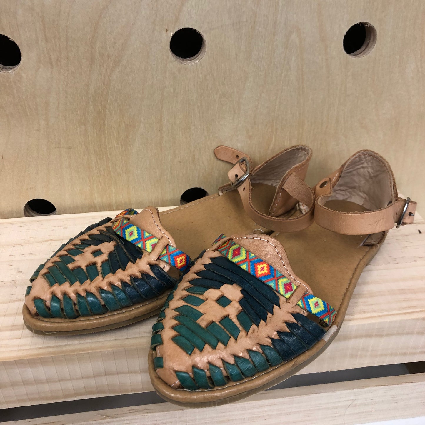 Colorful Leather Sandals