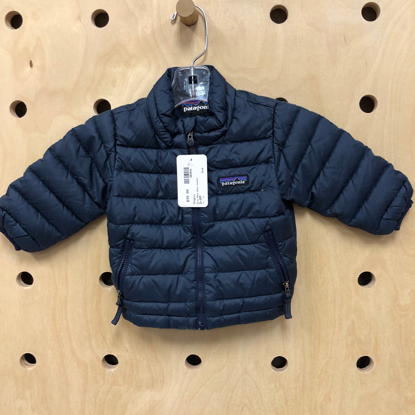 Blue Baby Down Jacket