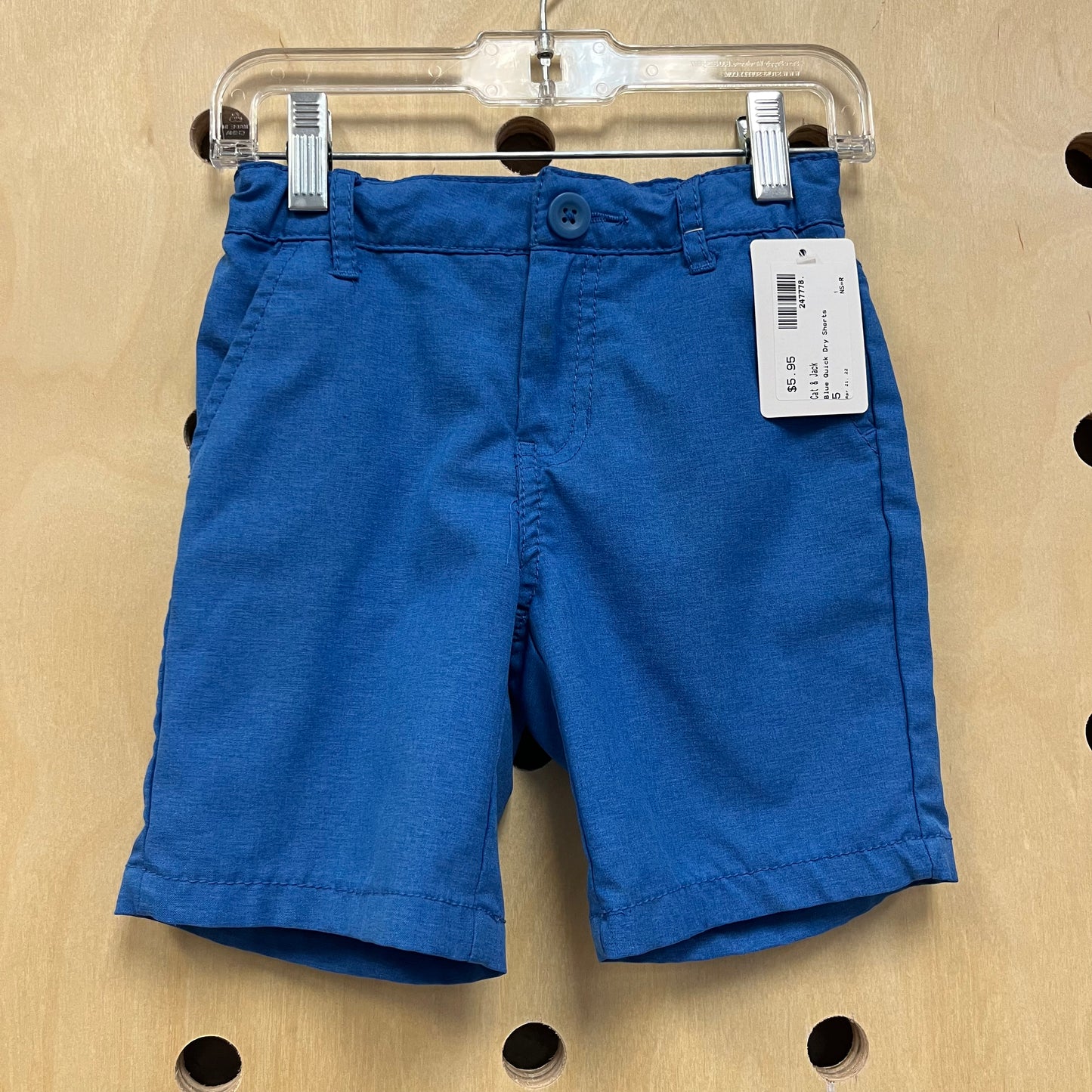 Blue Quick Dry Shorts