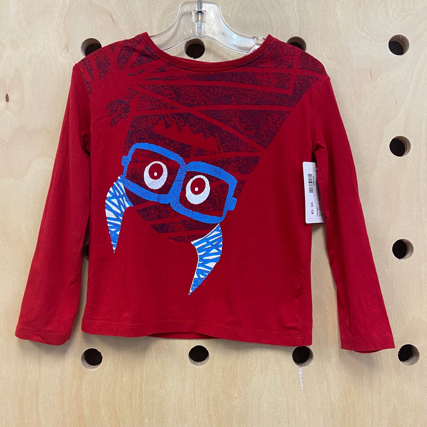 Red Upside Down Monster Tee