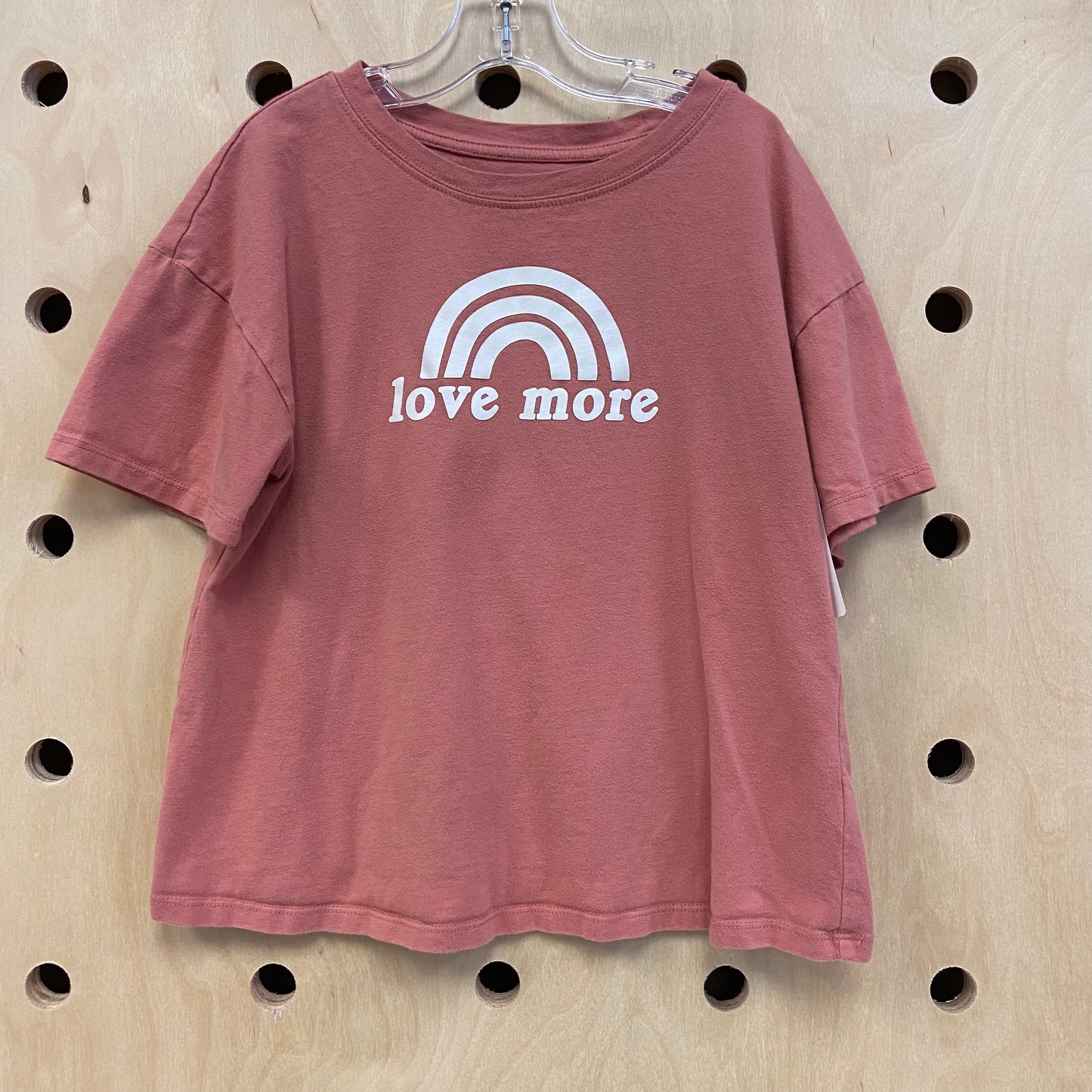 Pink 'Love More' Crop Top