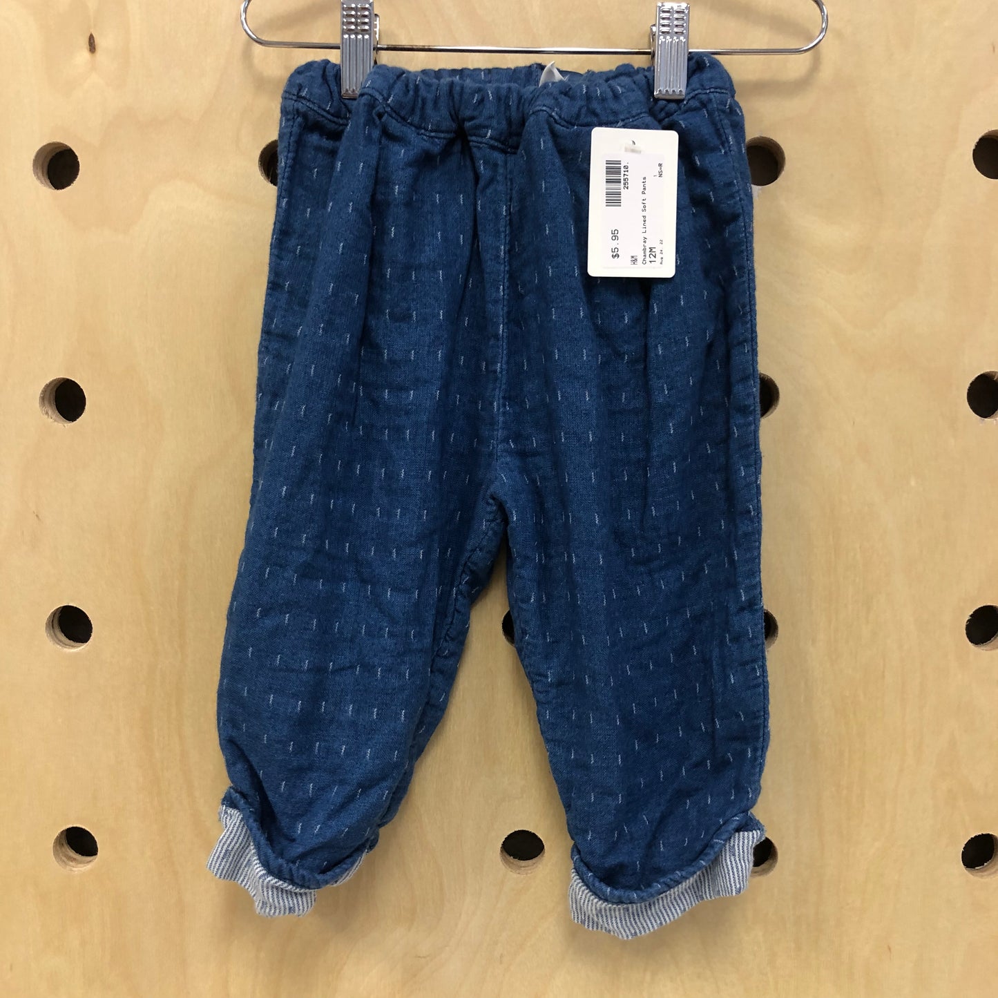 Chambray Lined Soft Pants
