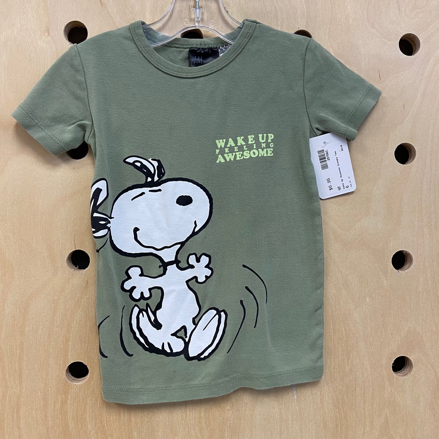 Wake Up Awesome Snoopy Tee