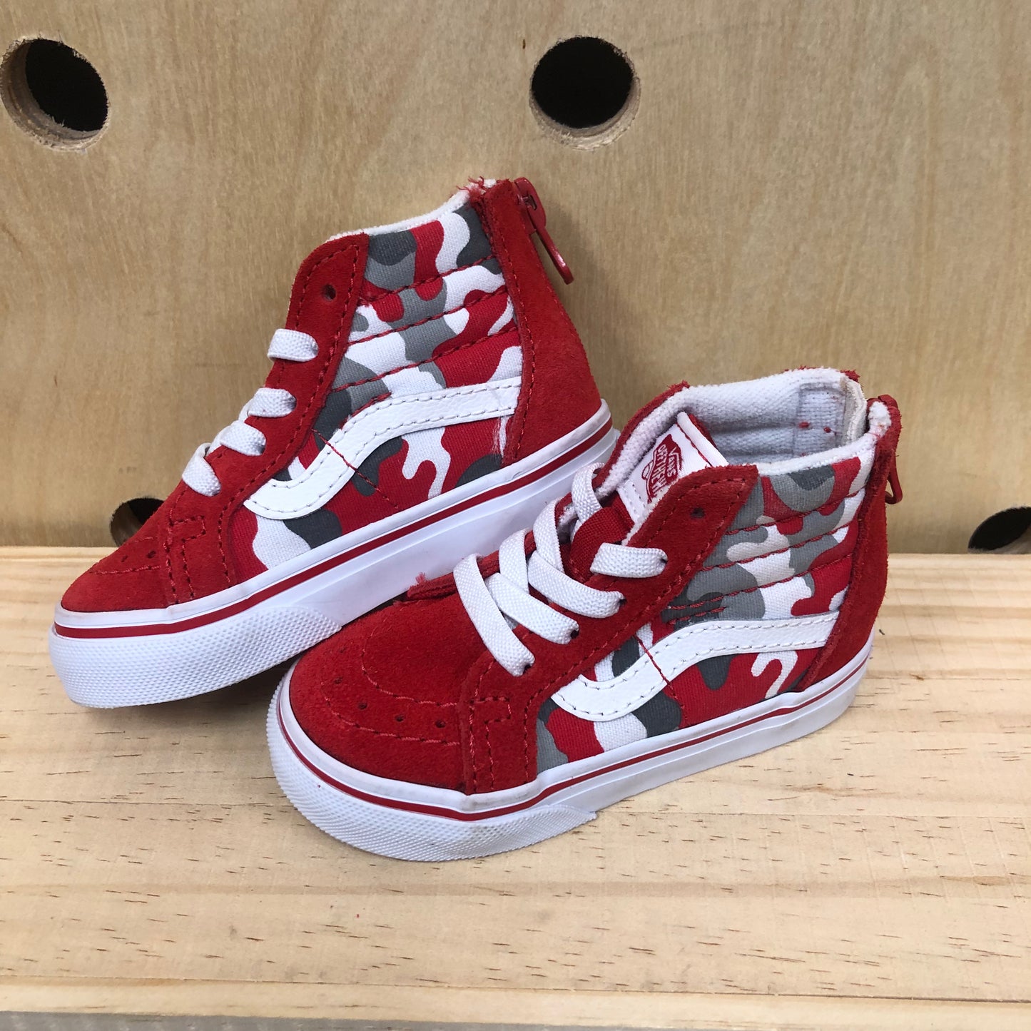 Red Camo Hi-Tops