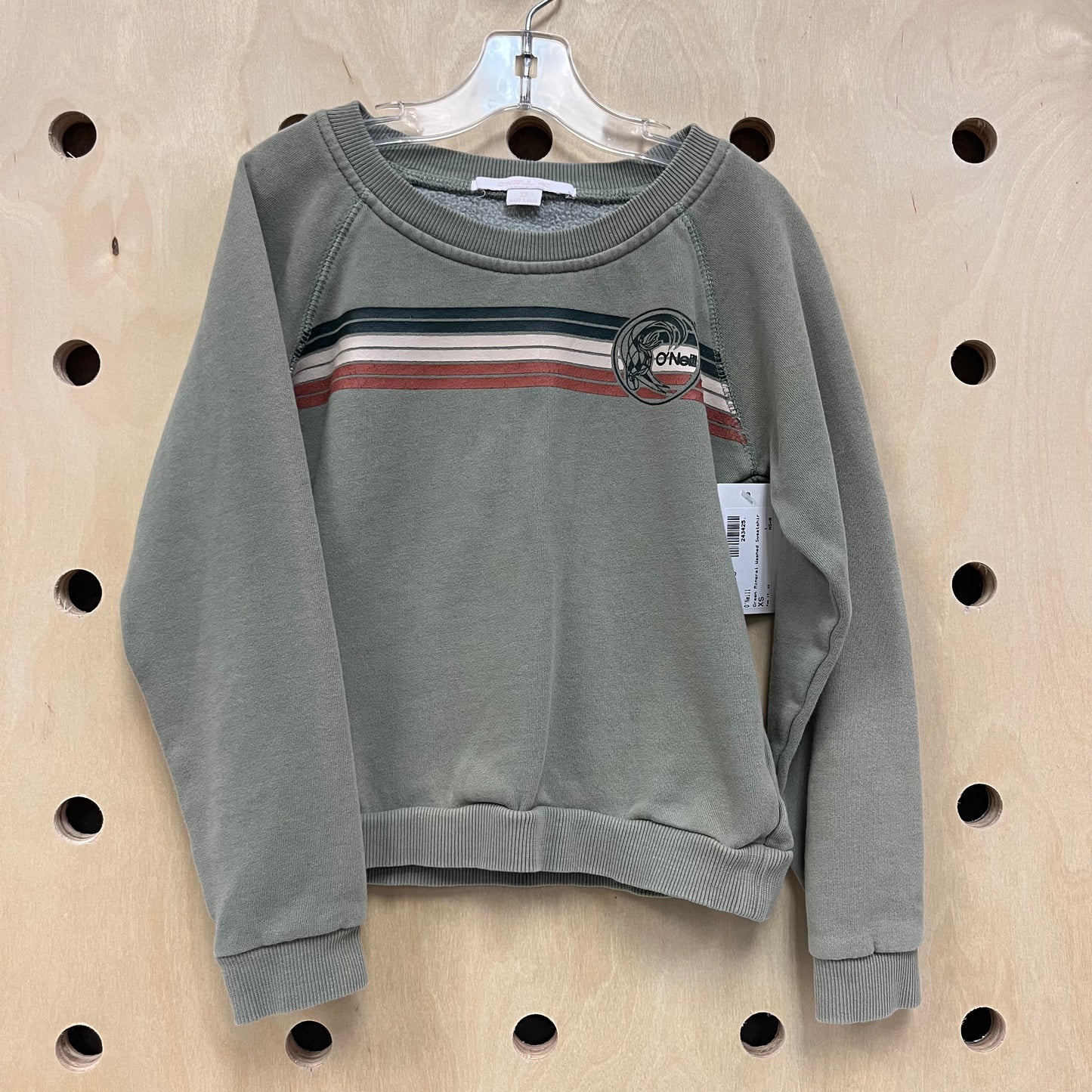 Green Mineral Washed Sweatshirt