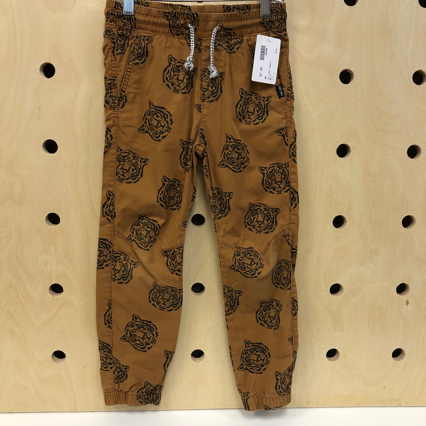Tan Tiger Joggers