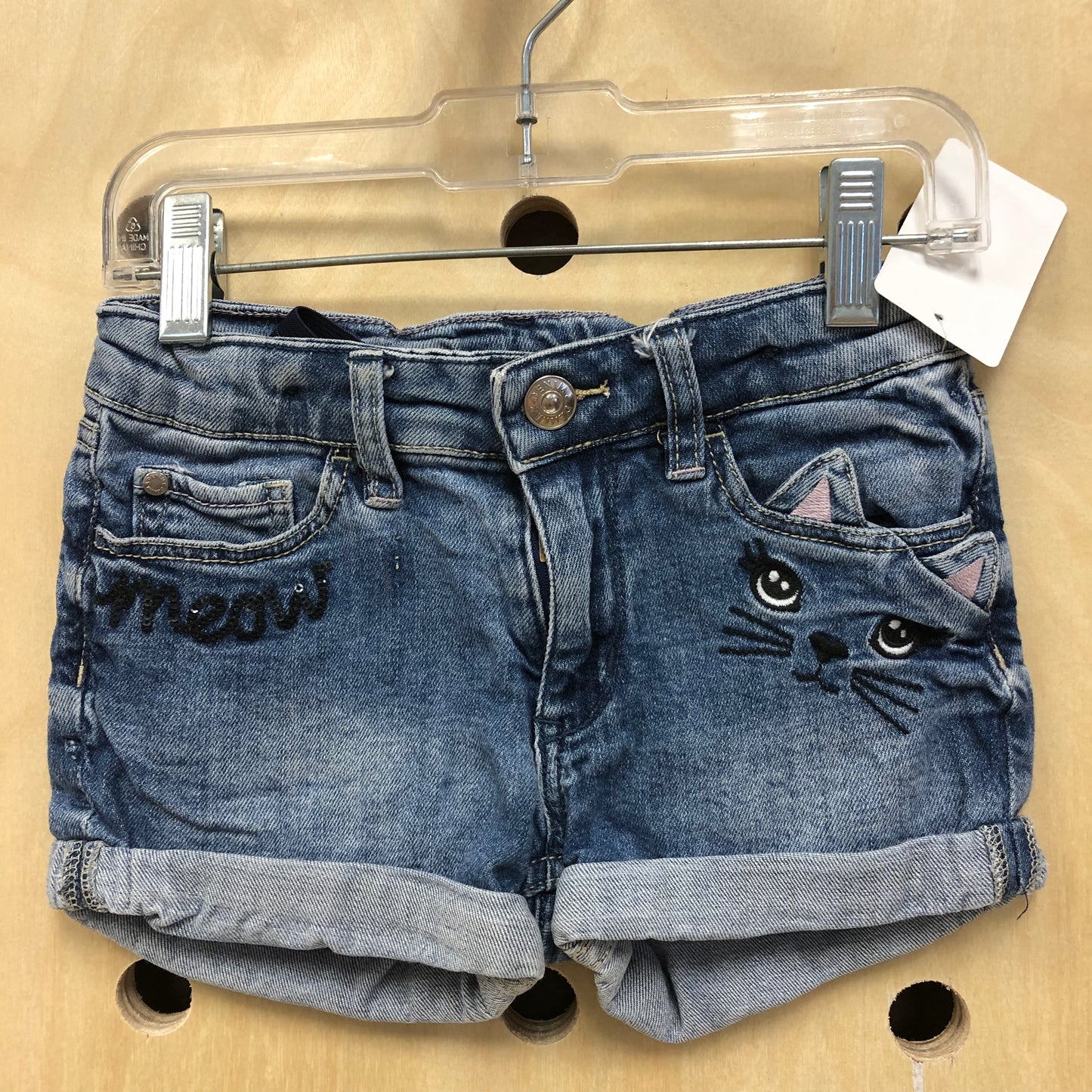 Meow Kitty Denim Shorts