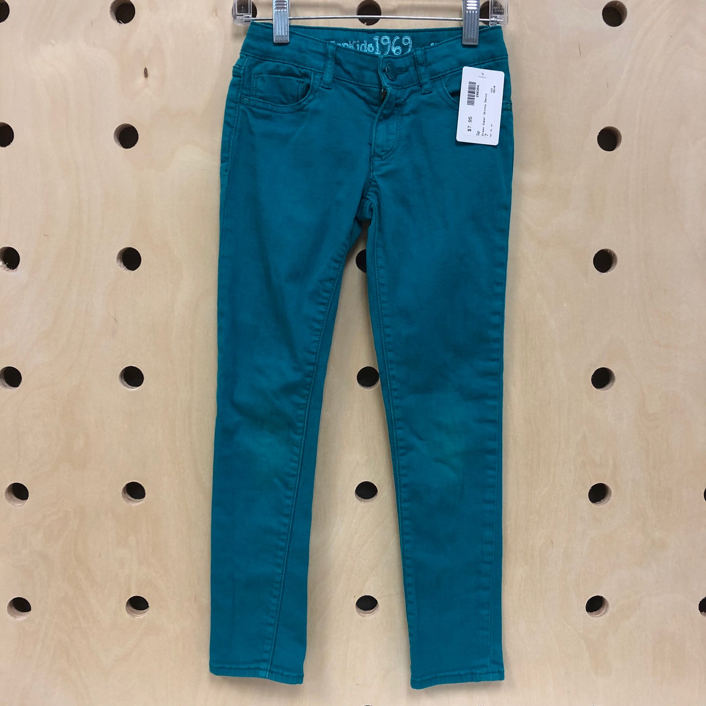 Teal Super Skinny Denim