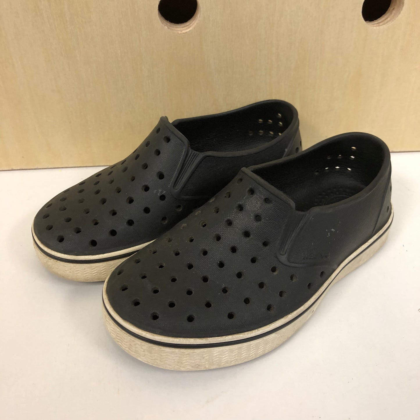 Black Miles Slip Ons