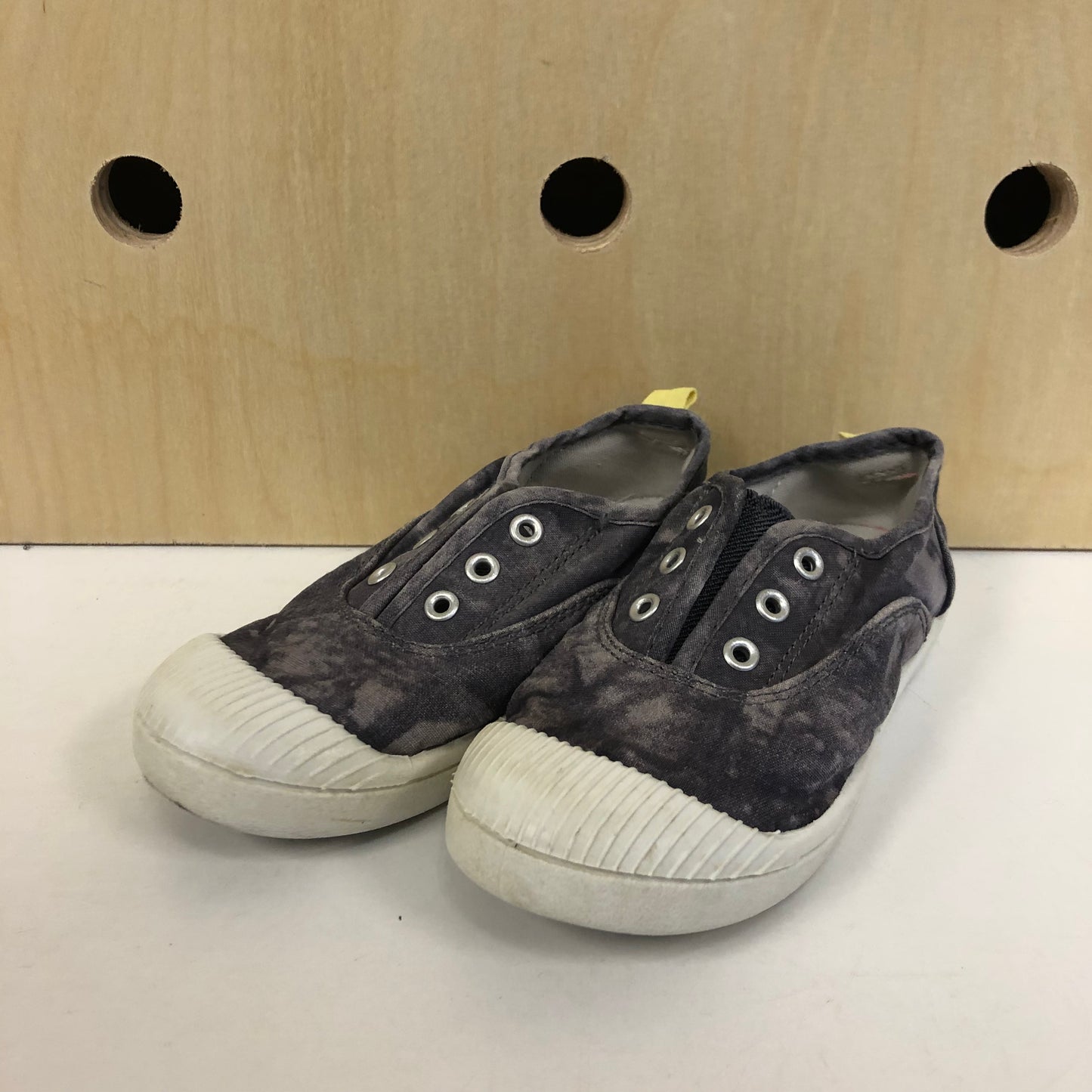 Grey Tie Dye Slip Ons