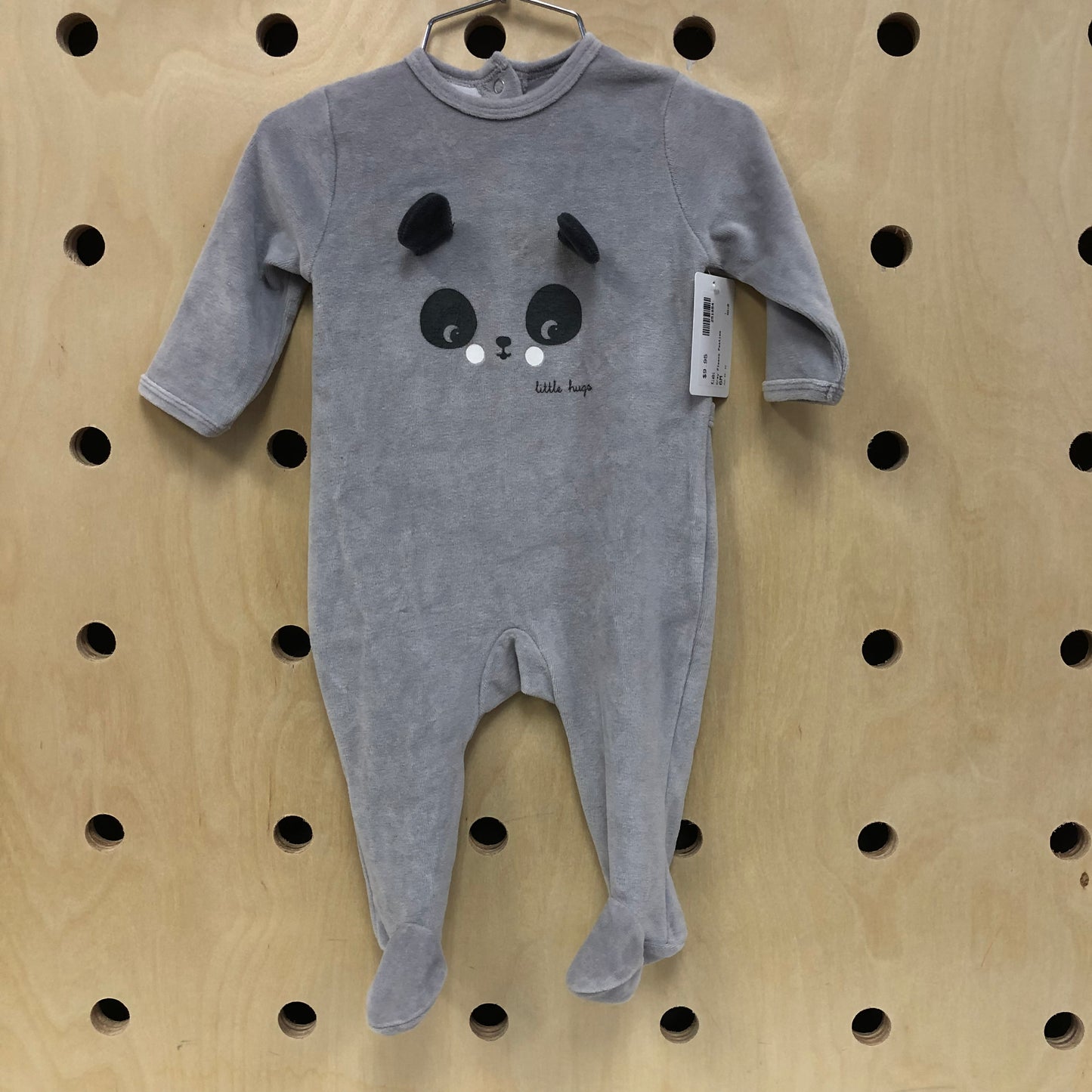 Grey Fleece Footies