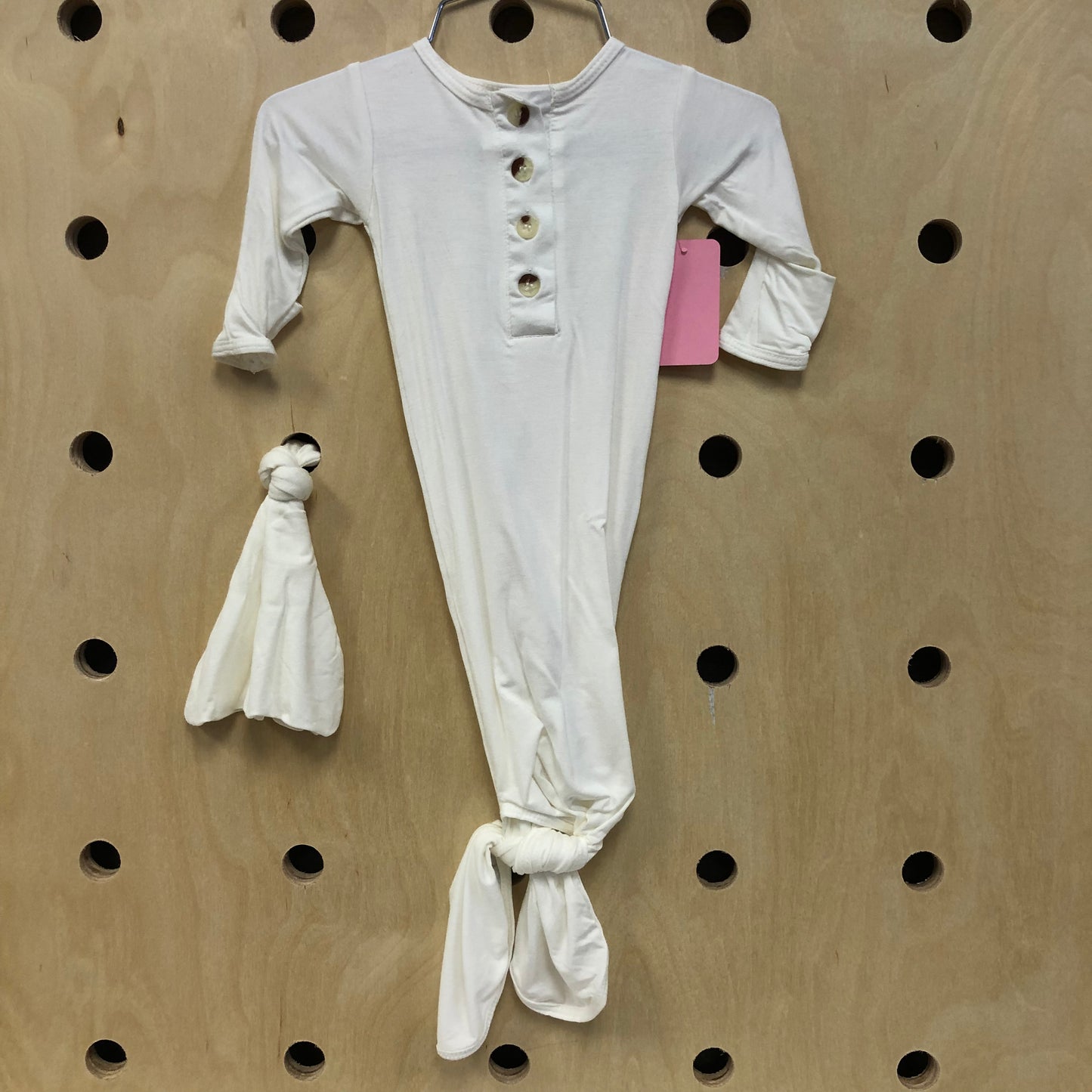 White Gown w/ Knotted Hat NEW!