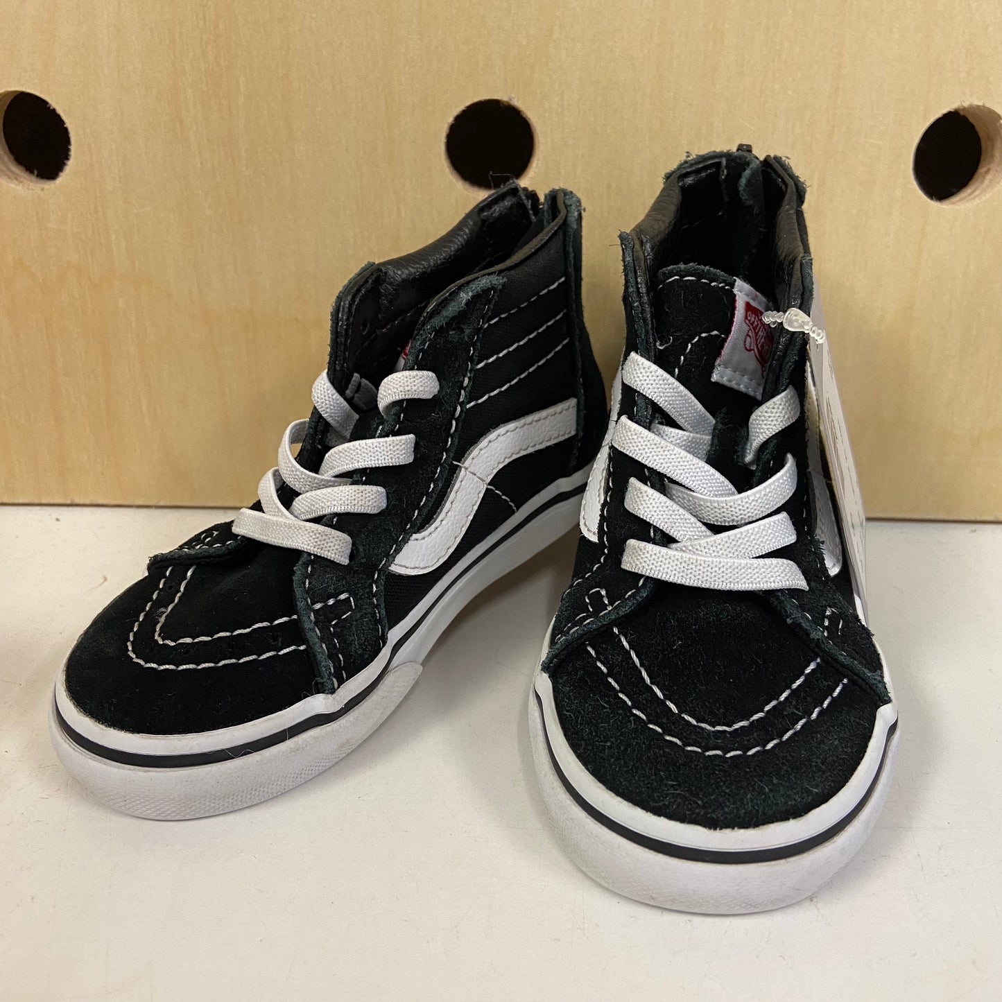 Black + White Hi Tops