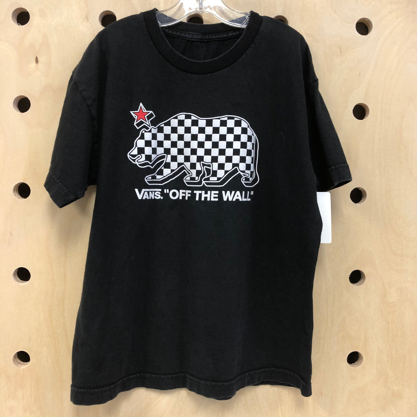 Checkered Bear Logo Tee