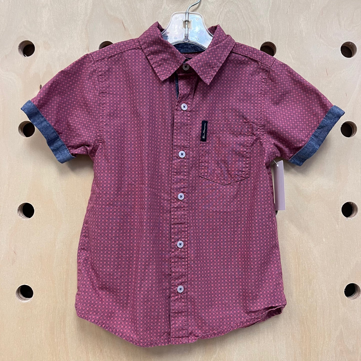 Blush Diamond Button Up