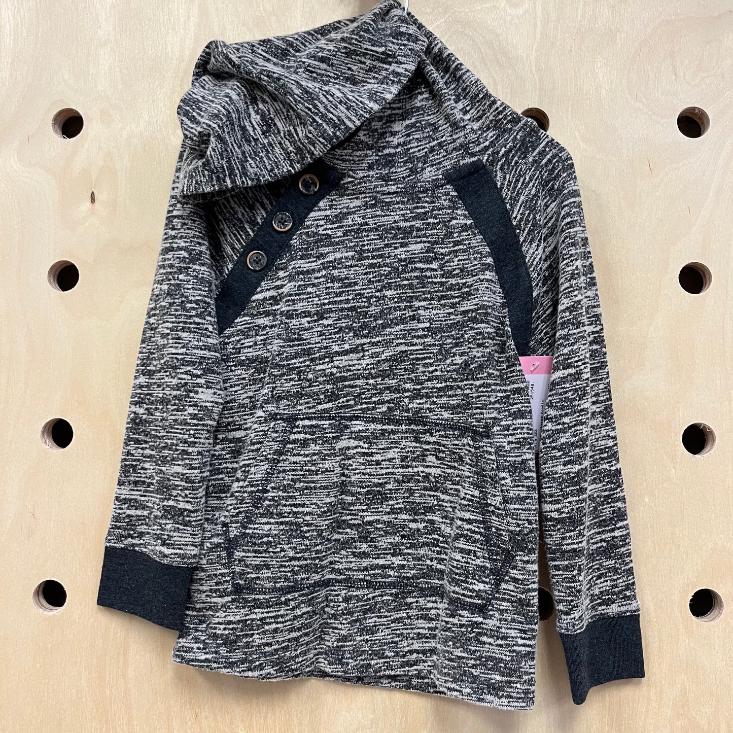 Grey Heathered Hoodie