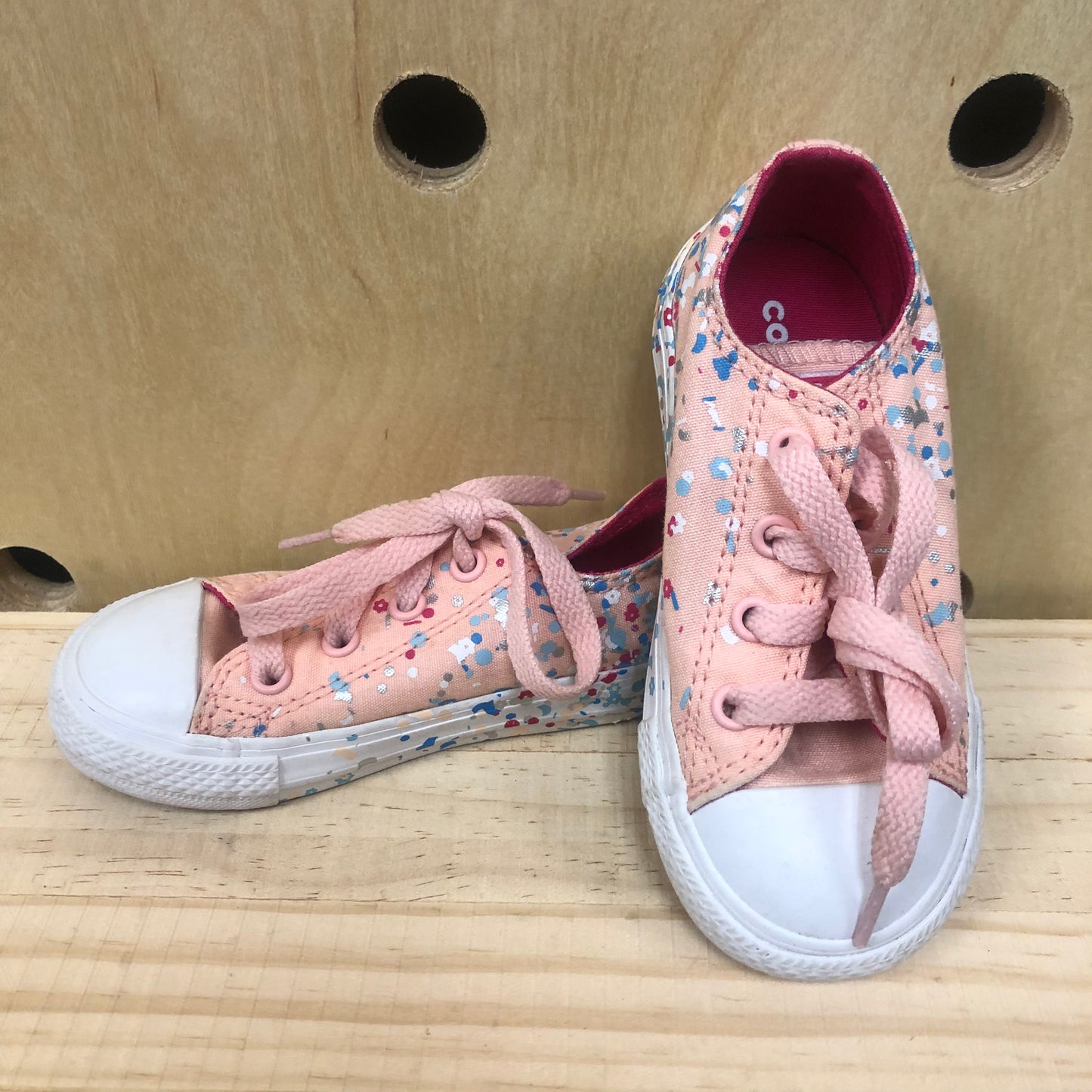 Pink Confetti Chucks