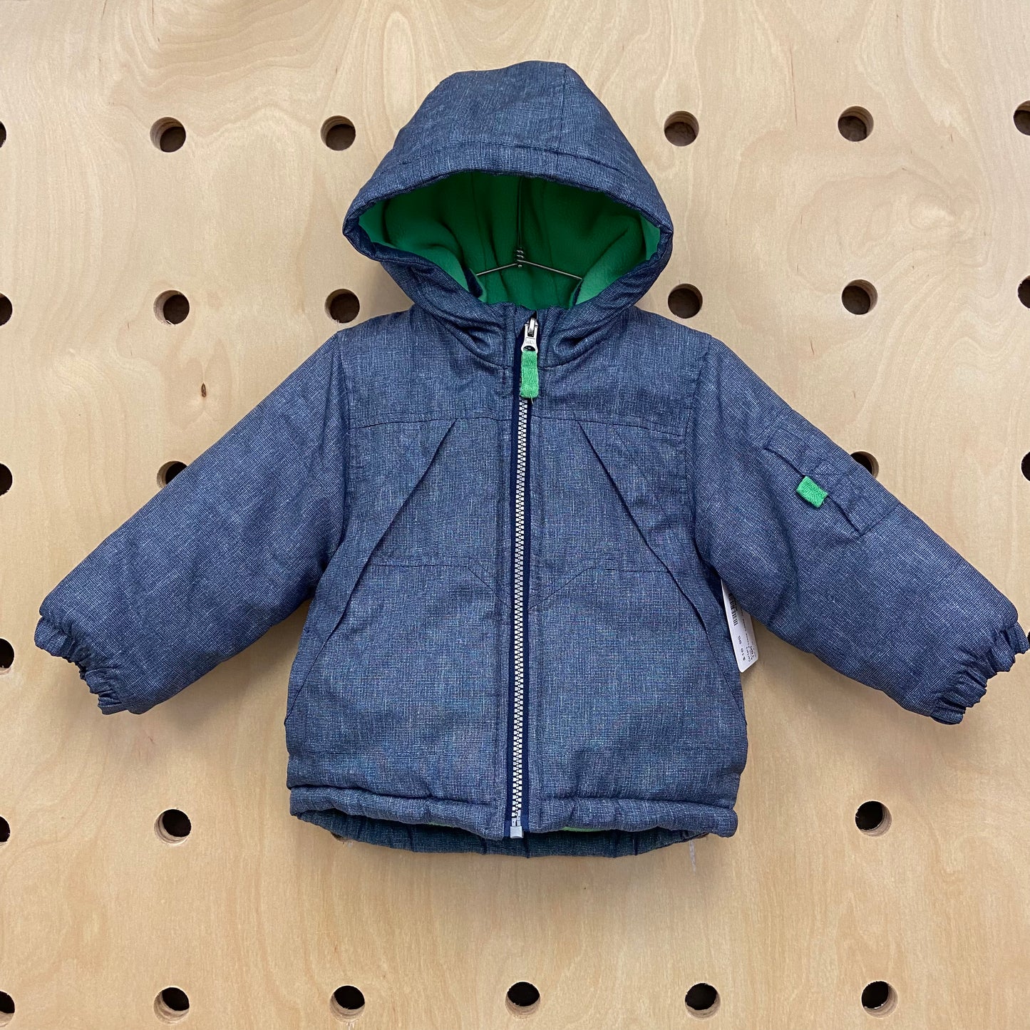 Blue Fleece Lined Jacket