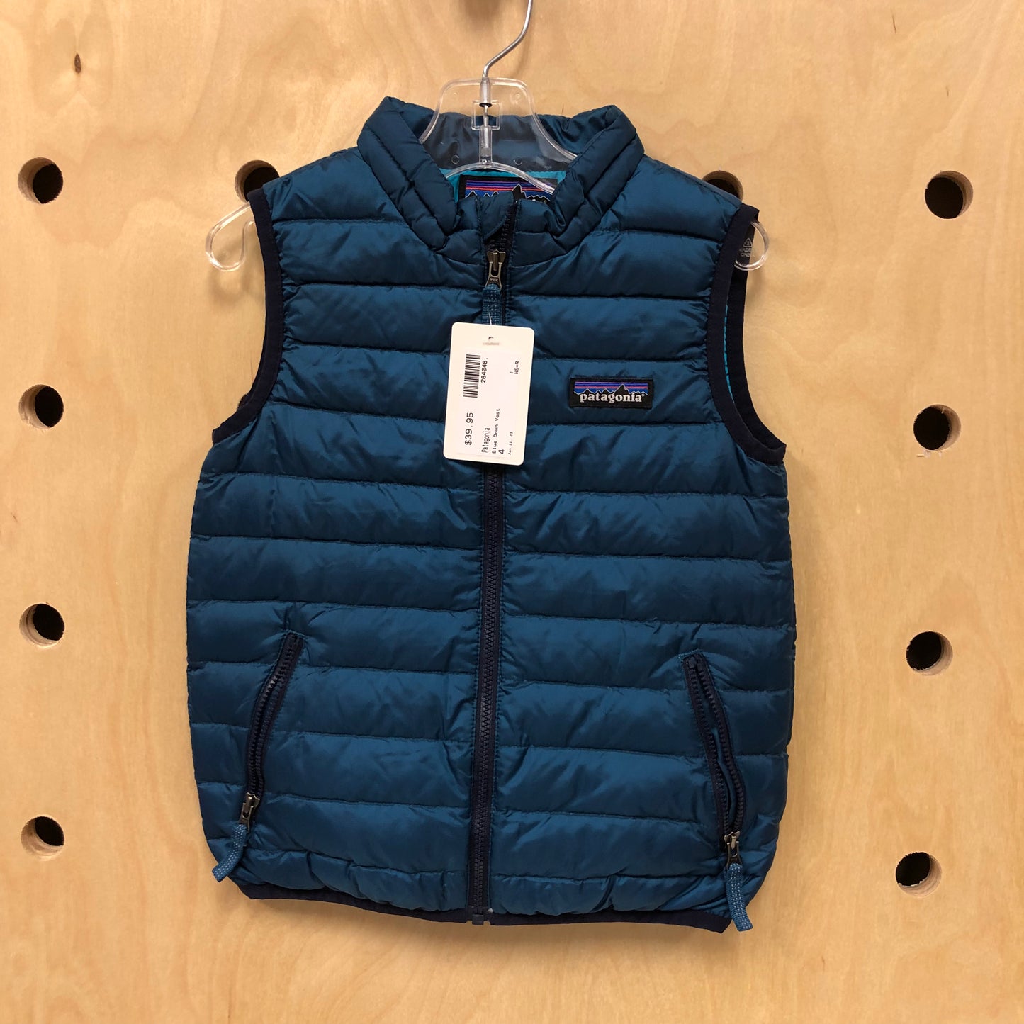 Blue Down Vest