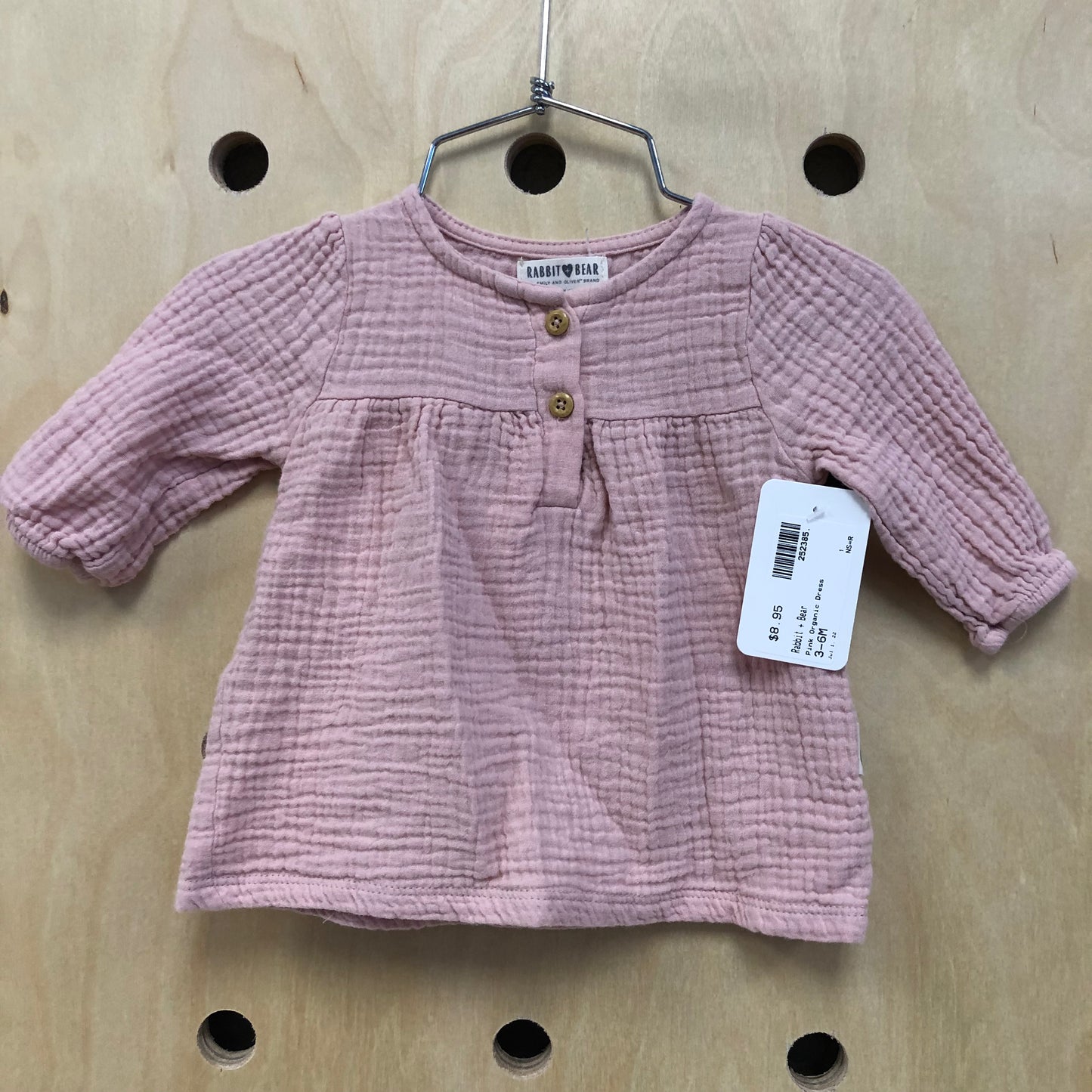 Pink Organic Dress