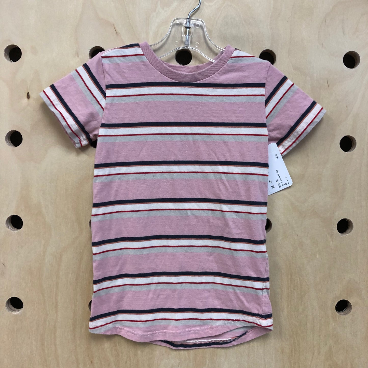 Pink Striped Top