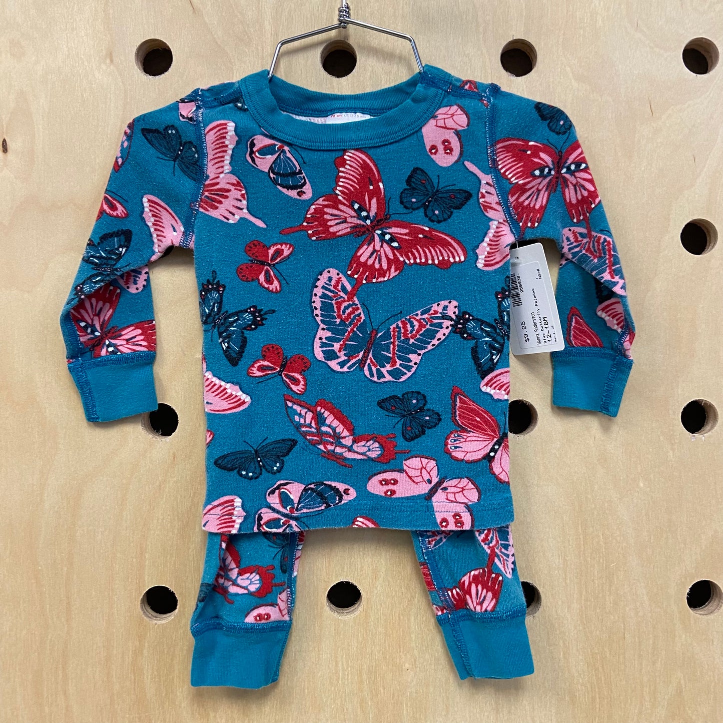 Blue Butterfly Pajamas