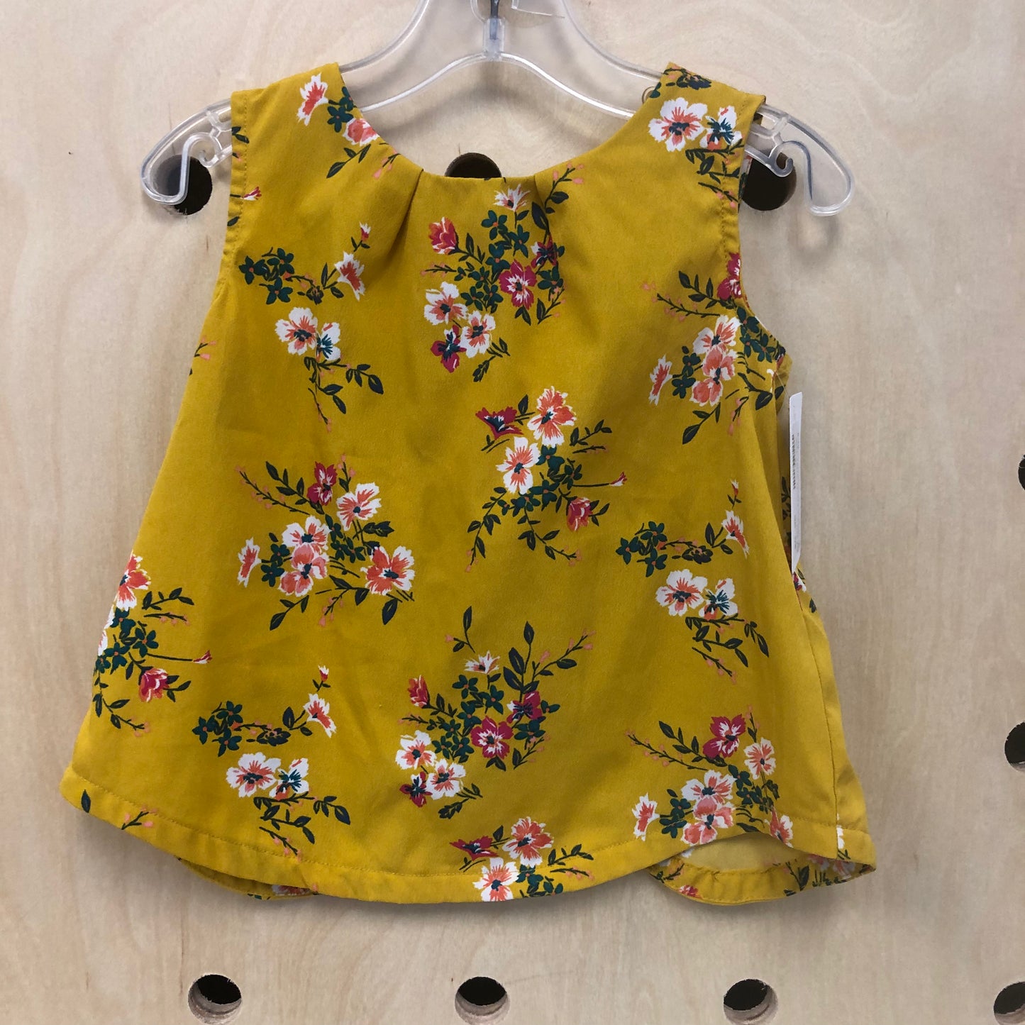 Marigold + Floral Silky Tank
