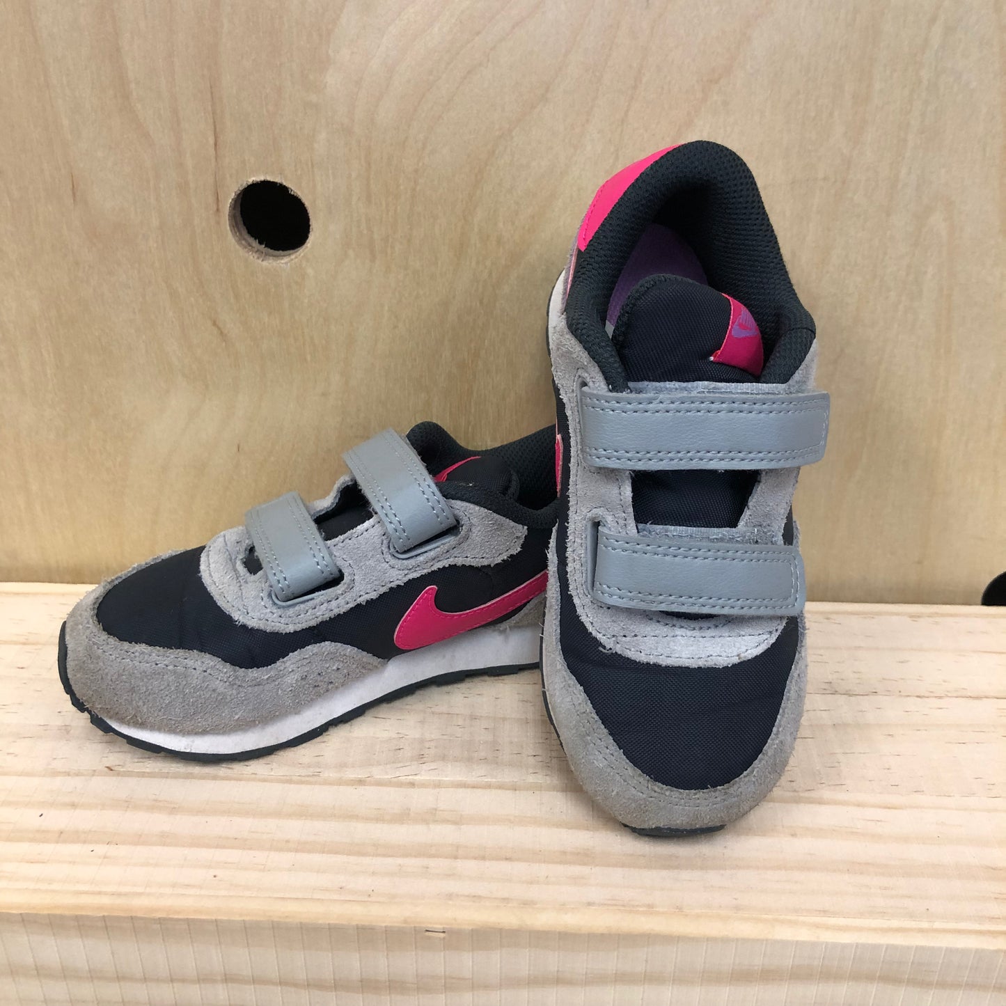 Grey Black & Pink Sneakers