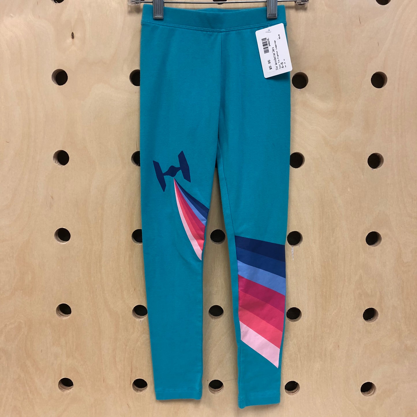 Teal Tie Fighter Leggings