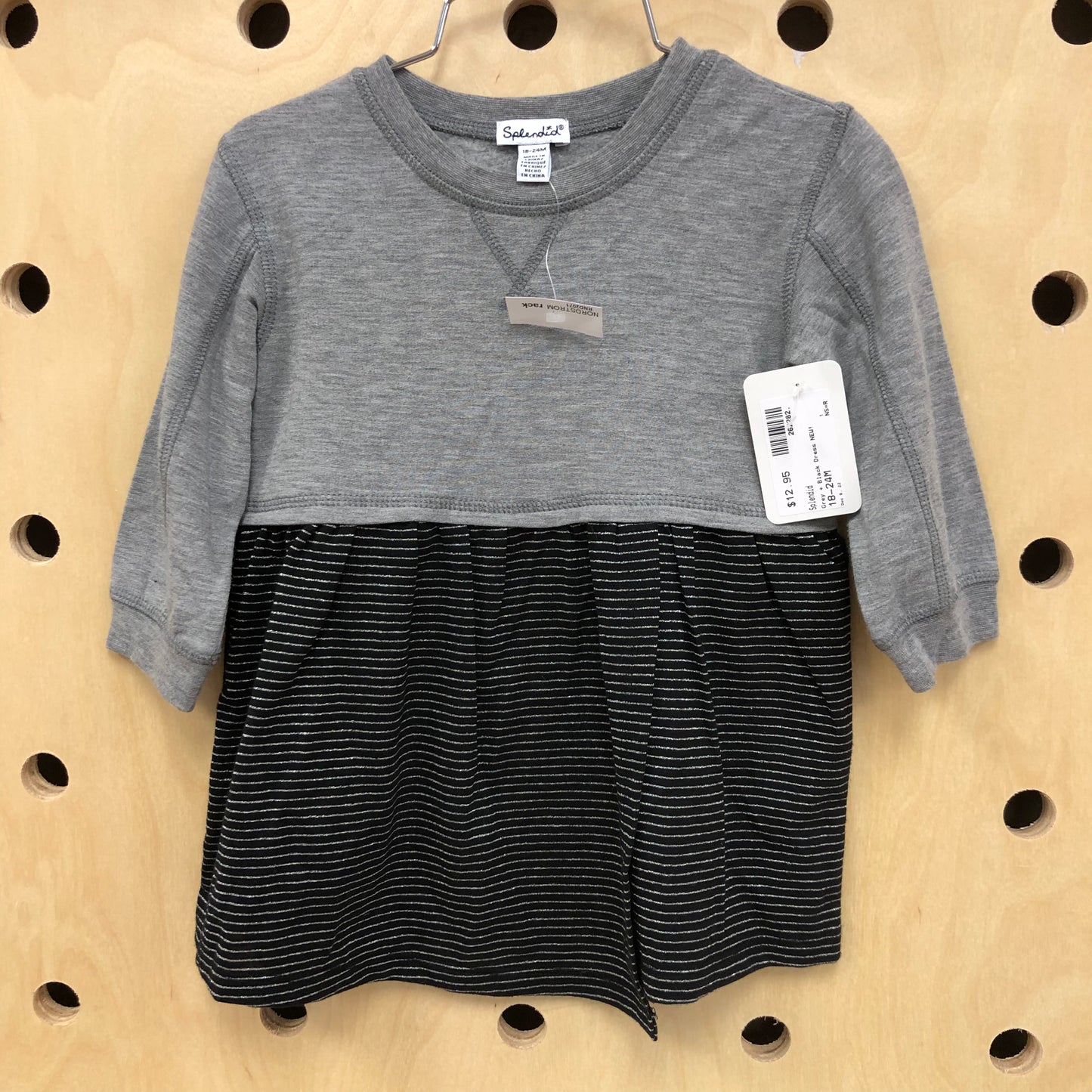 Grey + Black Dress NEW!
