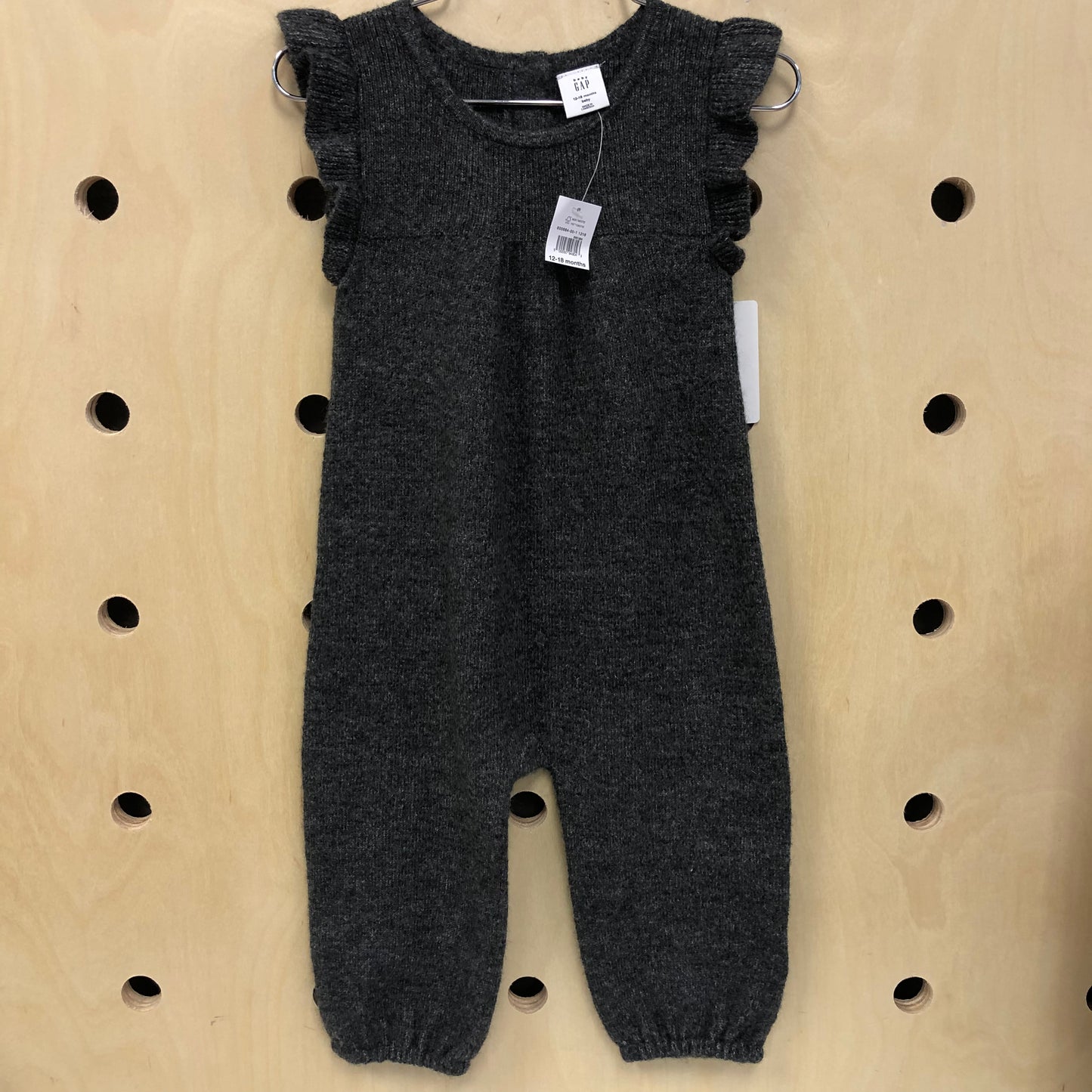 Grey Knit Romper NEW!!