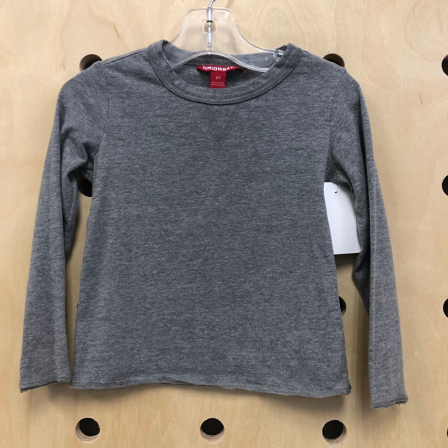 Grey LS Tee