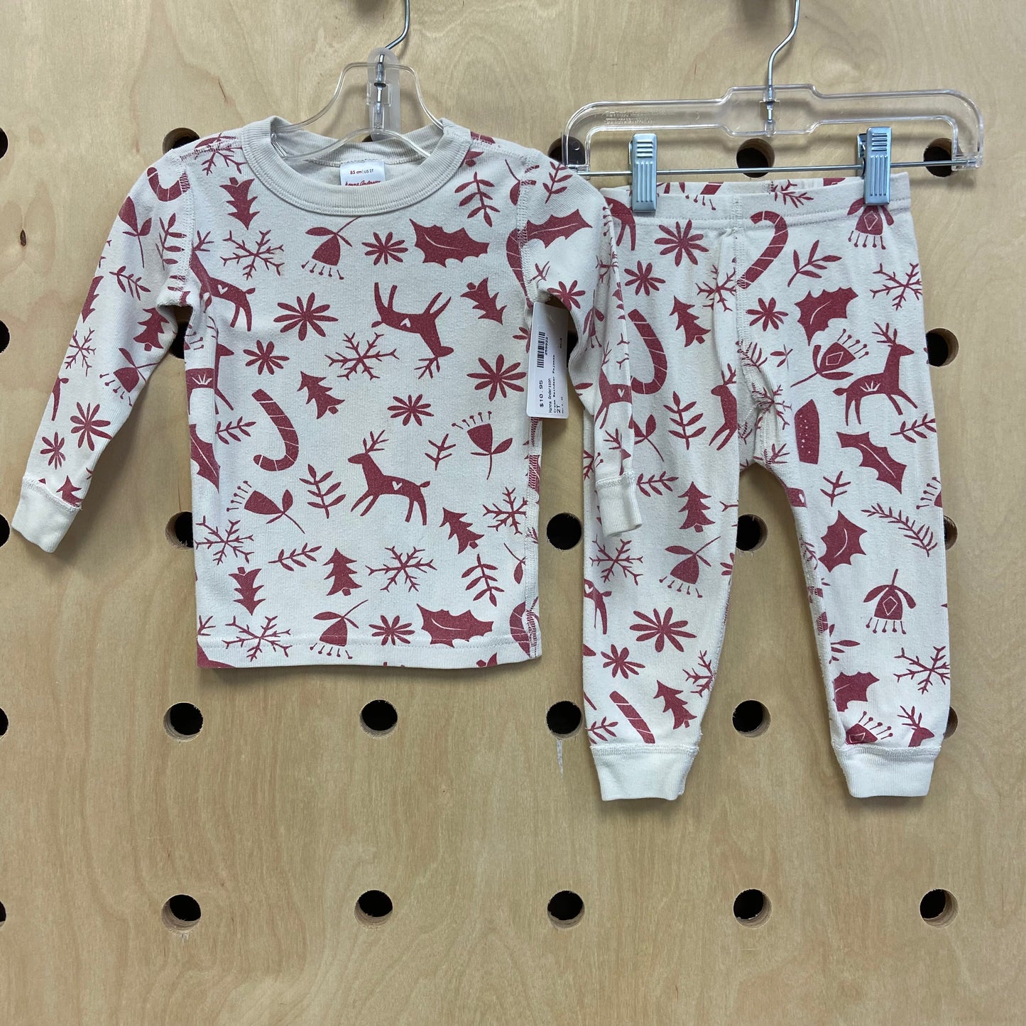 Cream Reindeer Pajamas