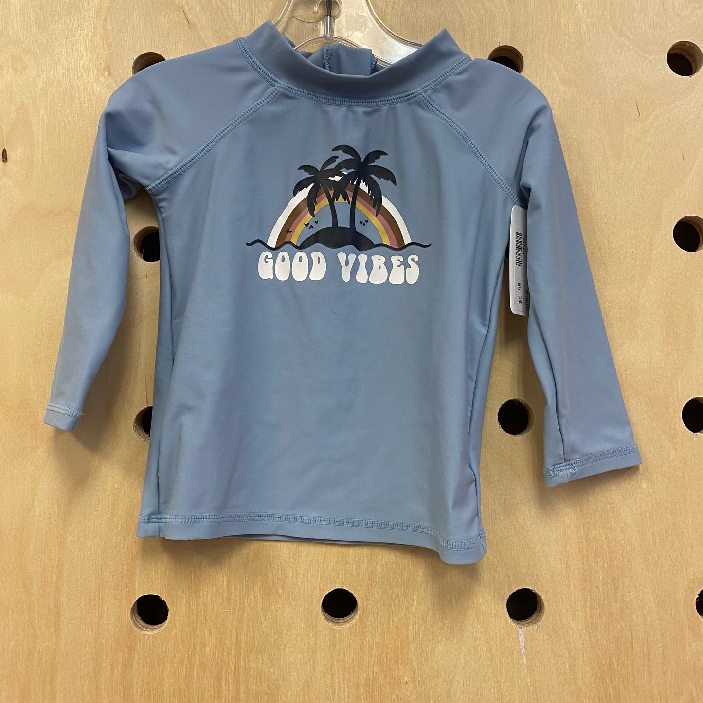 Good Vibes Baby Blue Rashguard