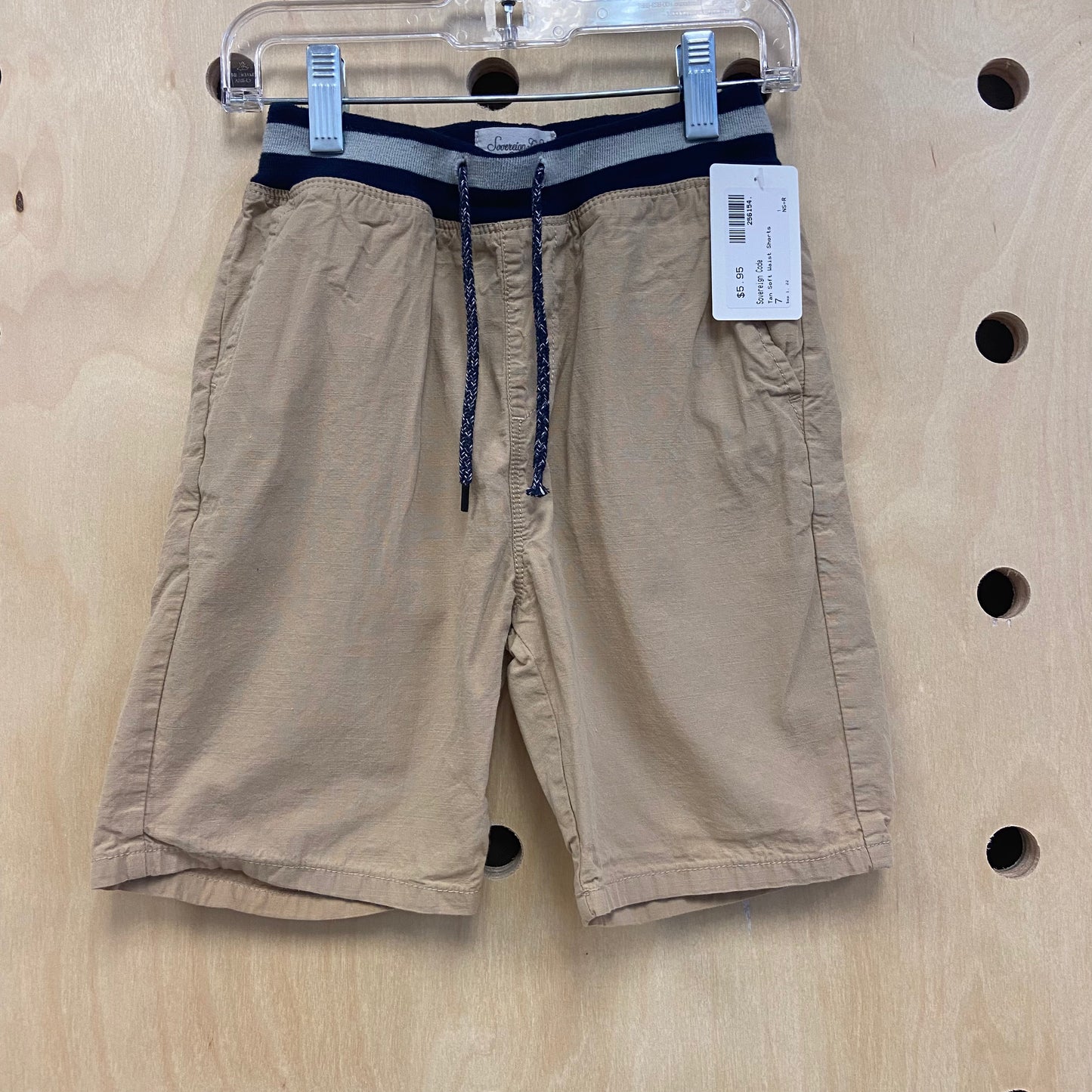 Tan Soft Waist Shorts