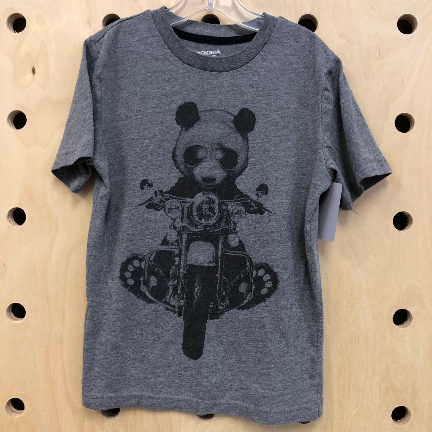 Grey Moto Panda Tee