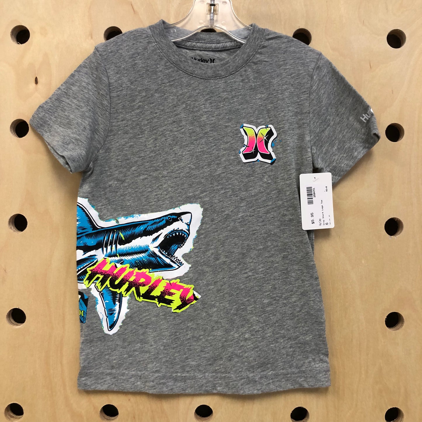 Grey Shark Logo Tee