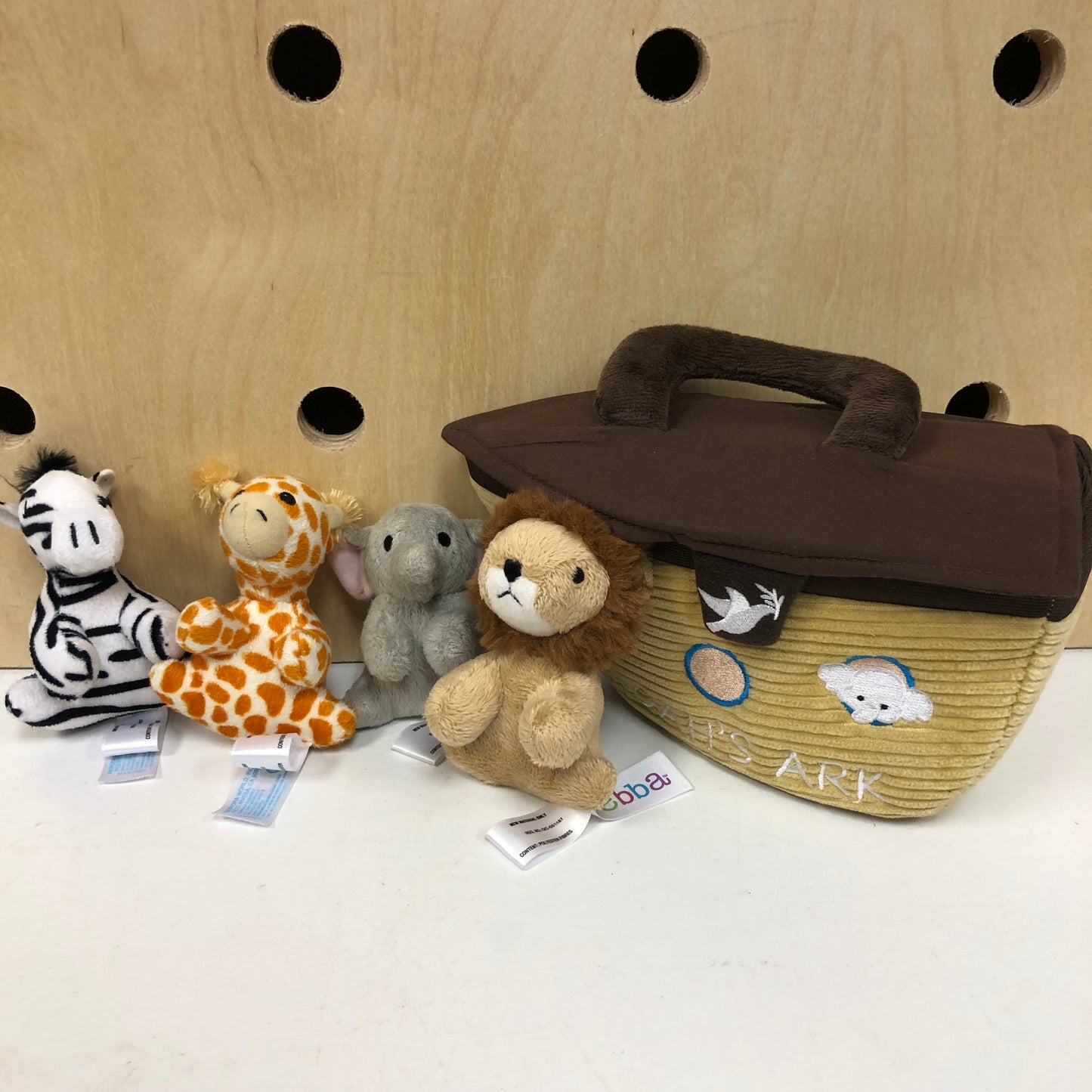 Noah's Ark Soft Rattle Set