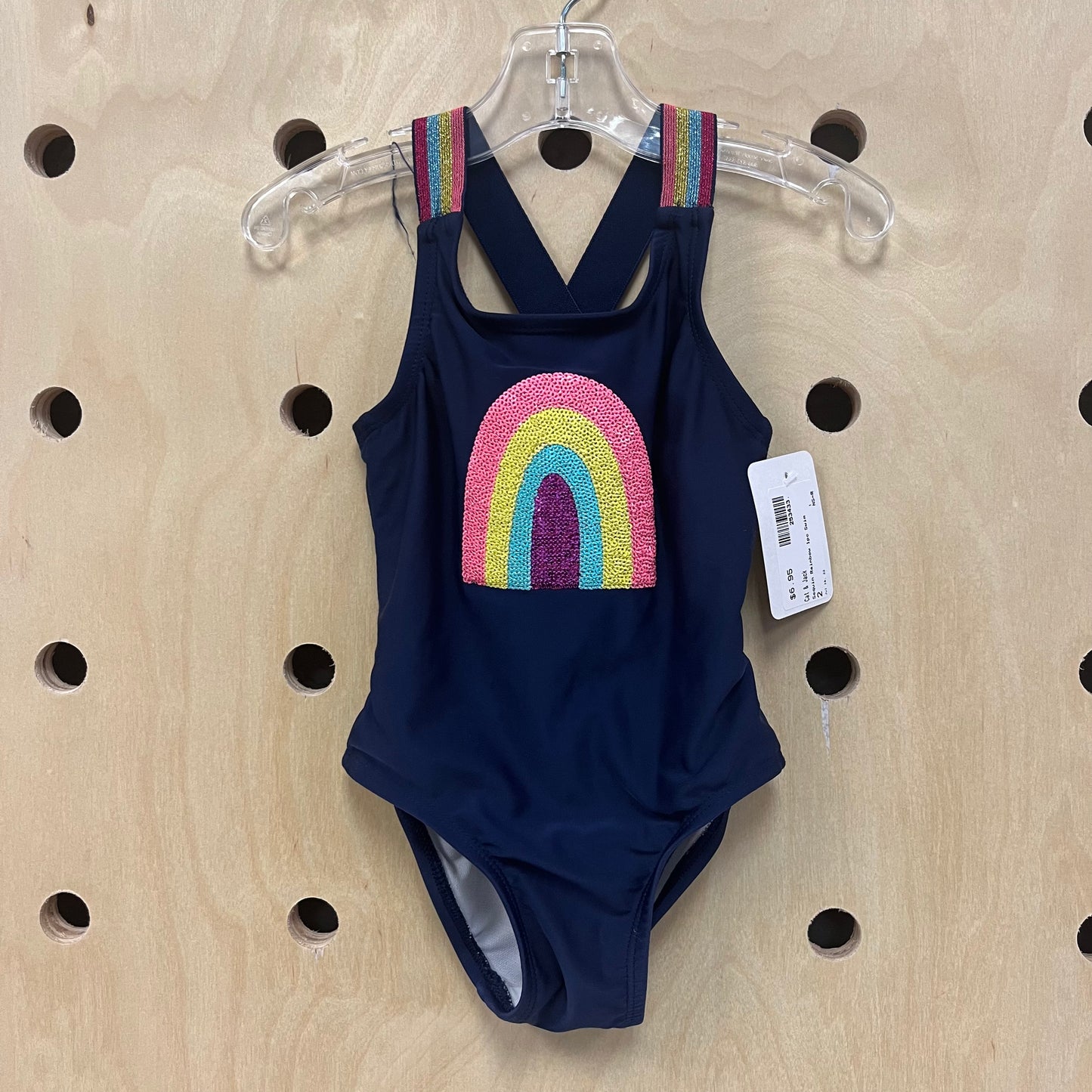 Sequin Rainbow 1pc Swim