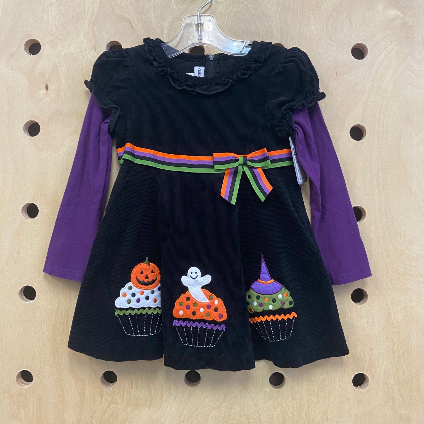 Black + Purple Halloween Dress