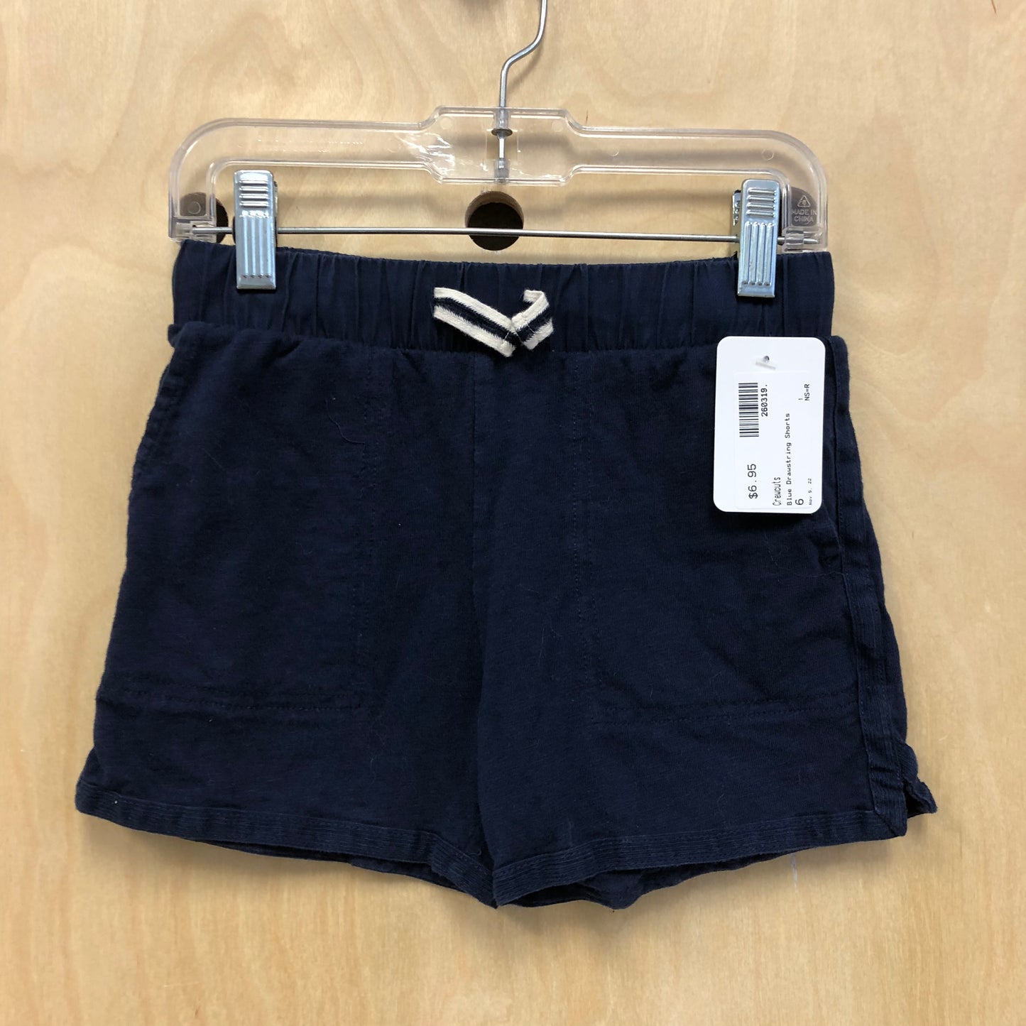 Blue Drawstring Shorts